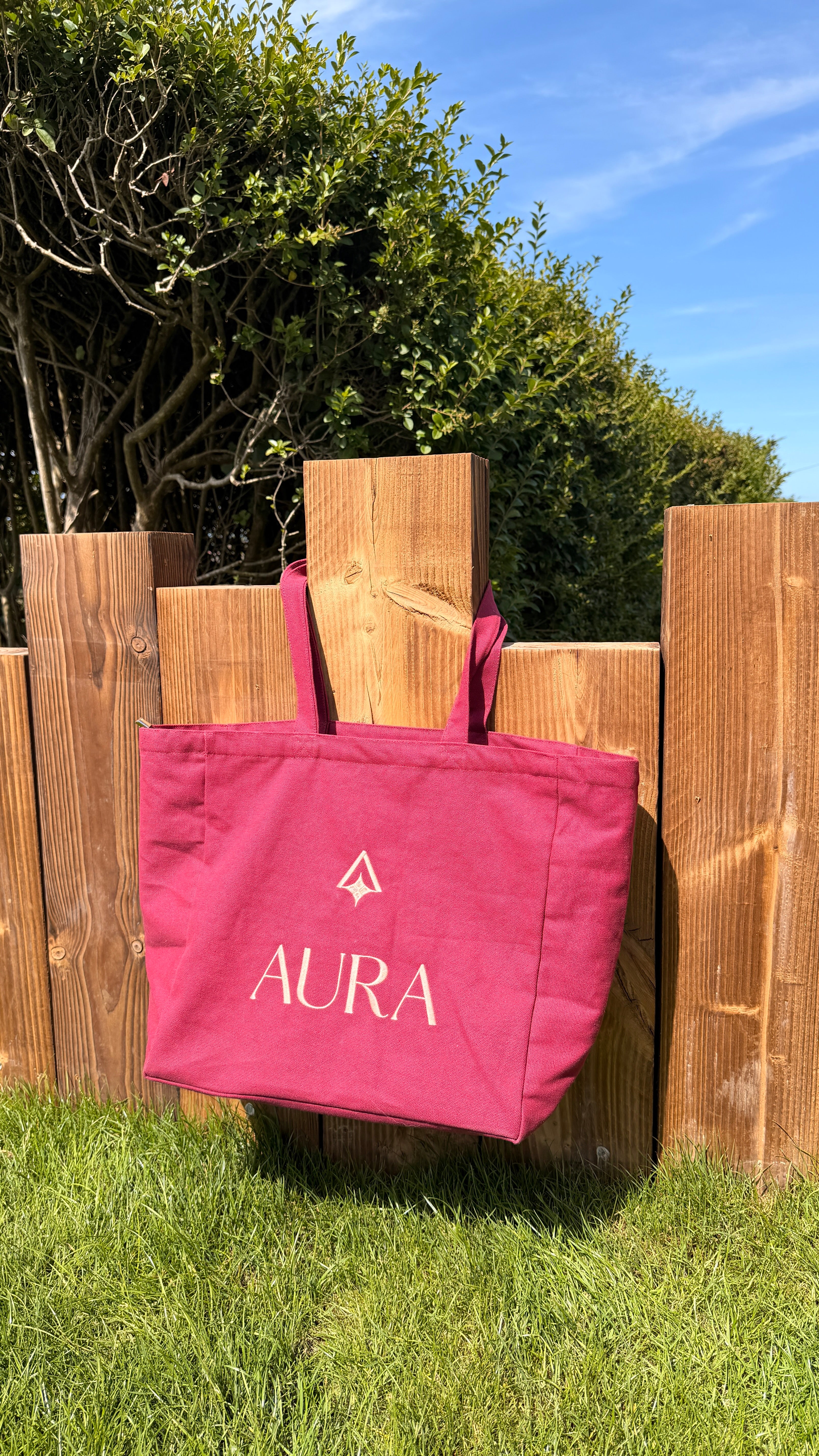 Aura Canvas Tote Bag