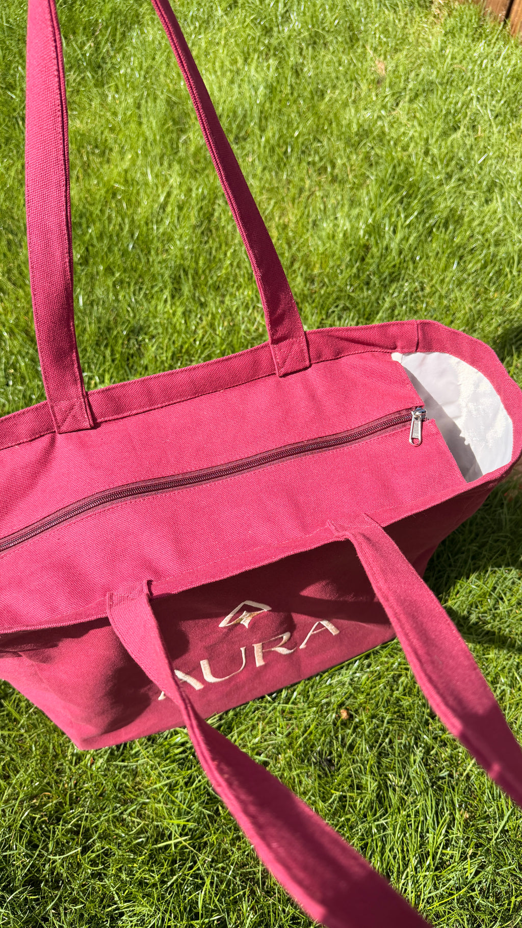 Aura Canvas Tote Bag