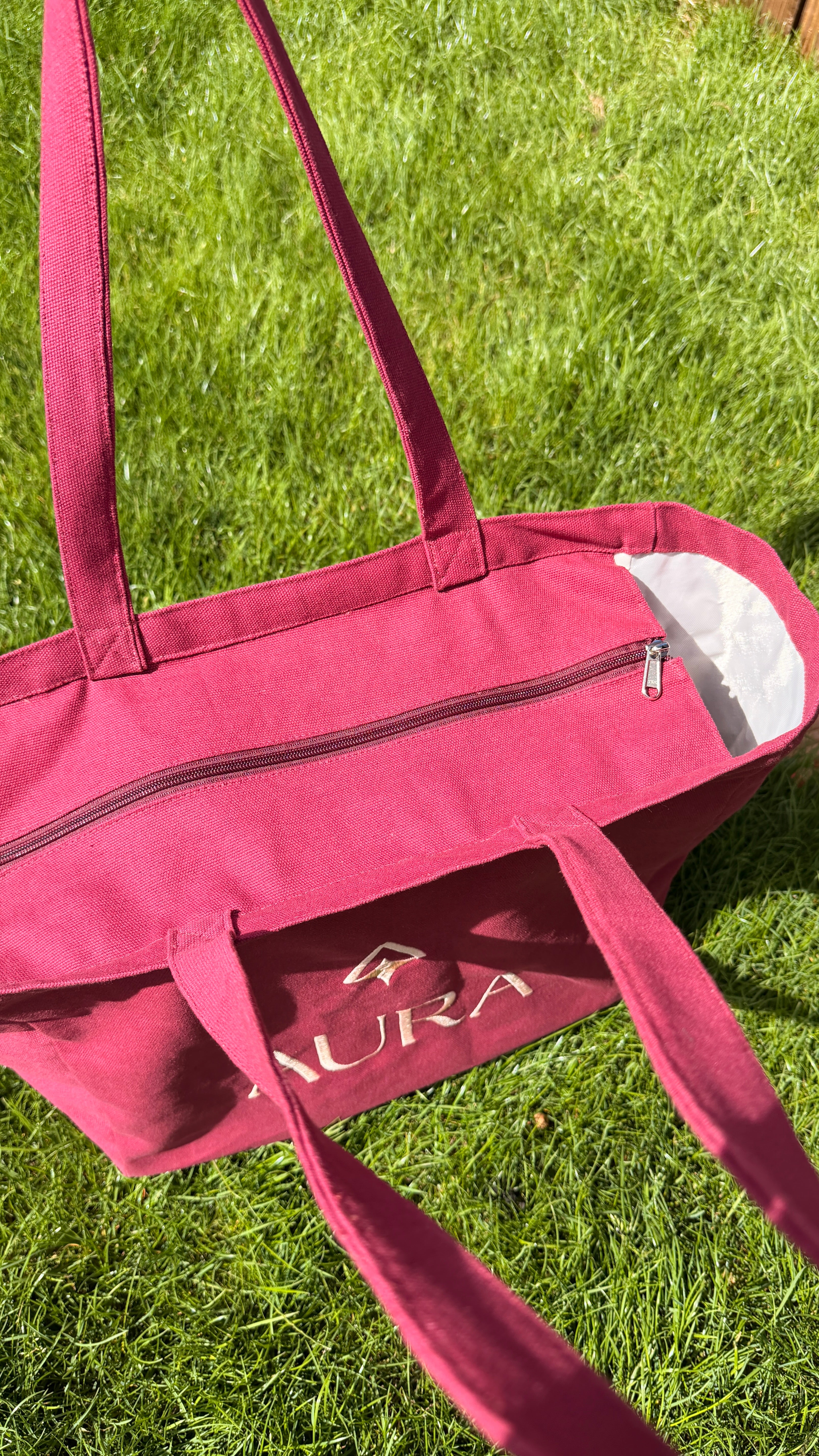 Aura Canvas Tote Bag